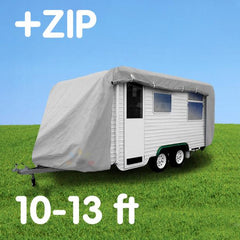 Budget Caravan Cover With Zip 10'-13' - Caravan Covers Direct
